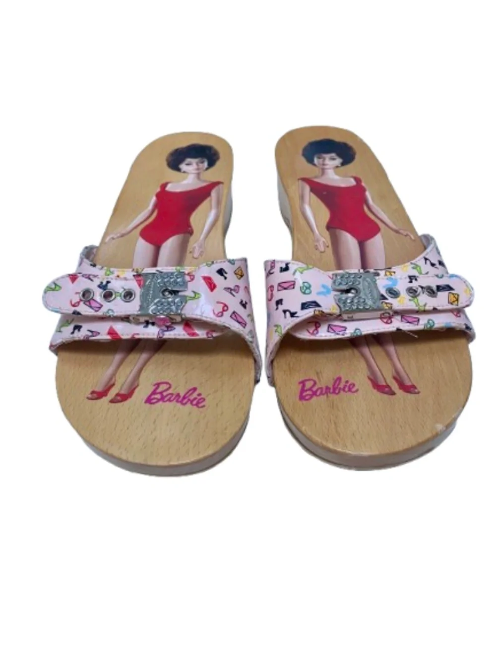 Rare Dr. Scholls x Barbie Limited Edition 50th Anniversary Slides